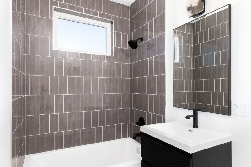Bathroom with Large Format Tiles