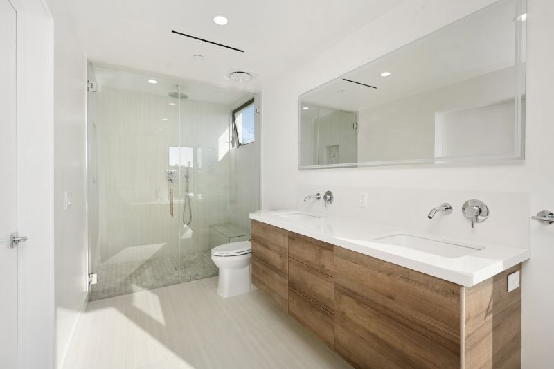 Bathroom Featuring Built-In Storage